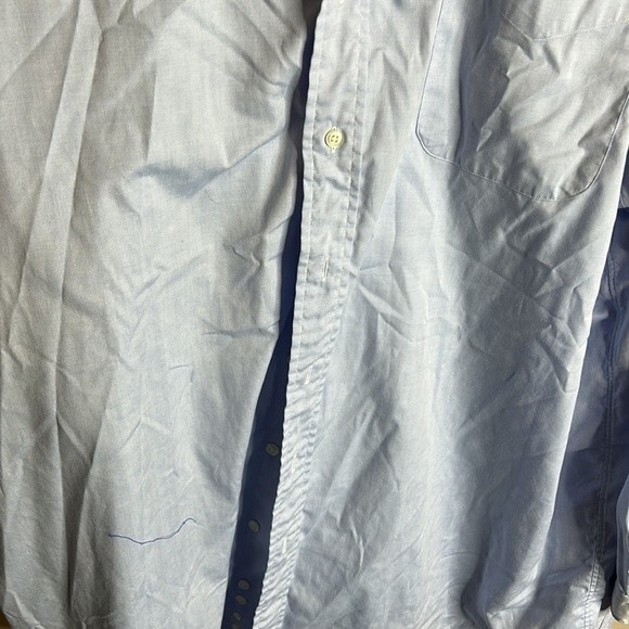 Lands End - Cotton Blue Shirt - Men's Lot of 4 - 3: 18 1/2 -36 & 1: 18 1/2 - 37 - Picture 13 of 16